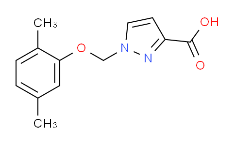 CAS No. 1004193-23-0, 1-((2,5-Dimethylphenoxy)methyl)-1H-pyrazole-3-carboxylic acid