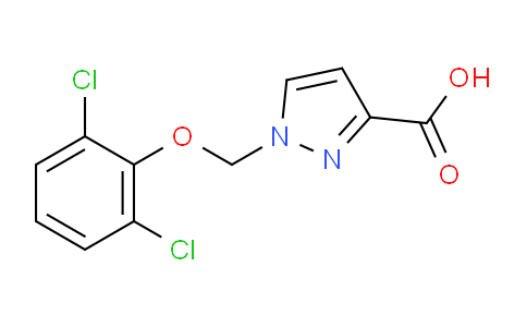 CAS No. 1004193-00-3, 1-((2,6-Dichlorophenoxy)methyl)-1H-pyrazole-3-carboxylic acid