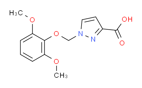 CAS No. 1001519-23-8, 1-((2,6-Dimethoxyphenoxy)methyl)-1H-pyrazole-3-carboxylic acid