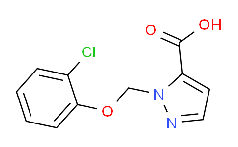 CAS No. 925606-83-3, 1-((2-Chlorophenoxy)methyl)-1H-pyrazole-5-carboxylic acid