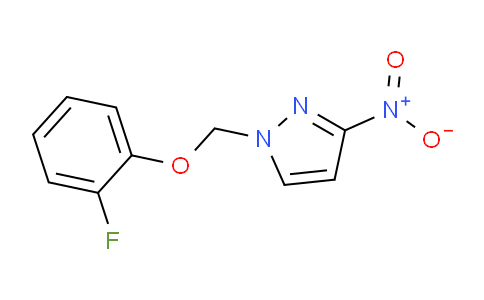 CAS No. 1003993-44-9, 1-((2-Fluorophenoxy)methyl)-3-nitro-1H-pyrazole
