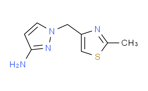 CAS No. 1372891-97-8, 1-((2-Methylthiazol-4-yl)methyl)-1H-pyrazol-3-amine
