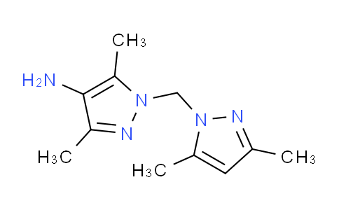 CAS No. 1004192-85-1, 1-((3,5-Dimethyl-1H-pyrazol-1-yl)methyl)-3,5-dimethyl-1H-pyrazol-4-amine