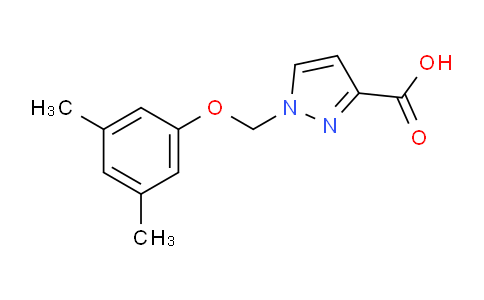 CAS No. 1004193-21-8, 1-((3,5-Dimethylphenoxy)methyl)-1H-pyrazole-3-carboxylic acid