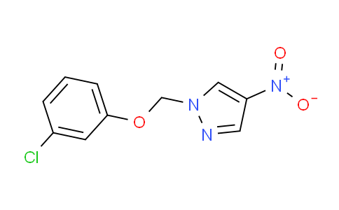 CAS No. 1005670-50-7, 1-((3-Chlorophenoxy)methyl)-4-nitro-1H-pyrazole