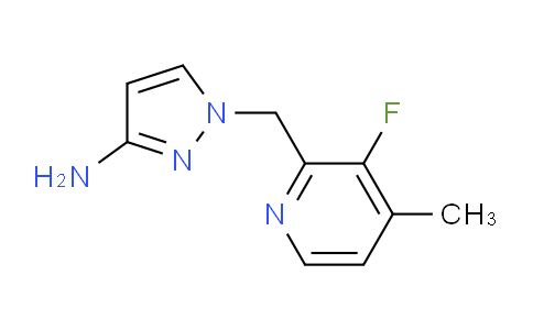 CAS No. 1372891-88-7, 1-((3-Fluoro-4-methylpyridin-2-yl)methyl)-1H-pyrazol-3-amine