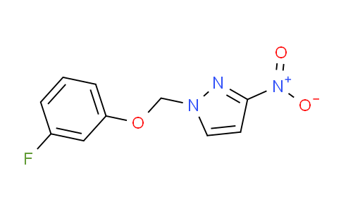 CAS No. 1003993-41-6, 1-((3-Fluorophenoxy)methyl)-3-nitro-1H-pyrazole