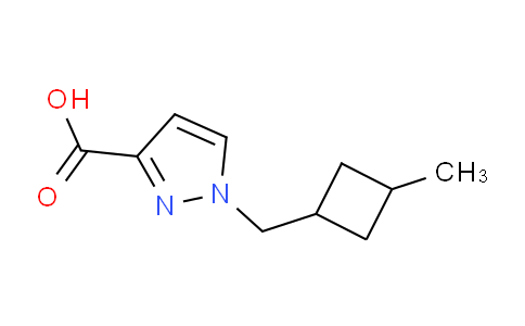 CAS No. 1779121-11-7, 1-((3-Methylcyclobutyl)methyl)-1H-pyrazole-3-carboxylic acid