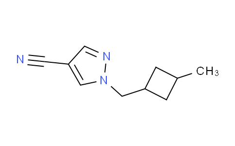 CAS No. 1427023-84-4, 1-((3-Methylcyclobutyl)methyl)-1H-pyrazole-4-carbonitrile