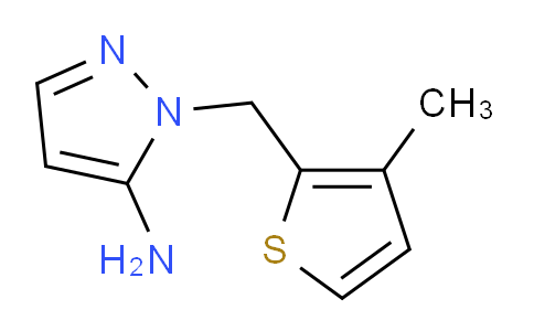 CAS No. 956387-06-7, 1-((3-Methylthiophen-2-yl)methyl)-1H-pyrazol-5-amine