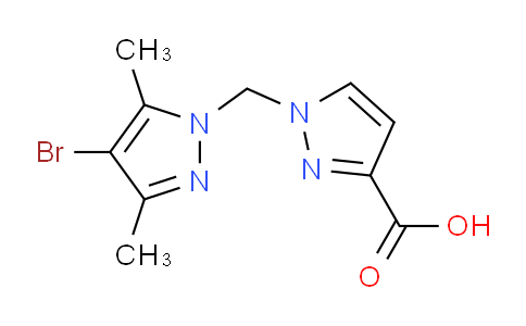 CAS No. 1004194-36-8, 1-((4-Bromo-3,5-dimethyl-1H-pyrazol-1-yl)methyl)-1H-pyrazole-3-carboxylic acid