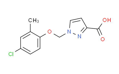 CAS No. 1004193-09-2, 1-((4-Chloro-2-methylphenoxy)methyl)-1H-pyrazole-3-carboxylic acid