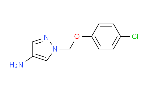 CAS No. 1005563-37-0, 1-((4-Chlorophenoxy)methyl)-1H-pyrazol-4-amine