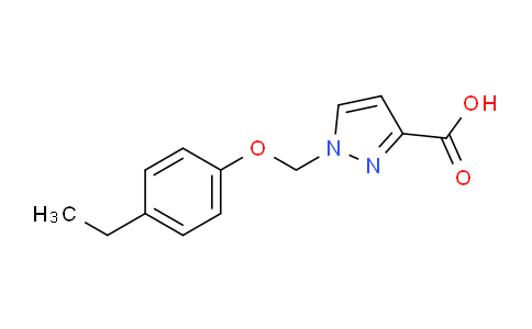 CAS No. 1006487-25-7, 1-((4-Ethylphenoxy)methyl)-1H-pyrazole-3-carboxylic acid