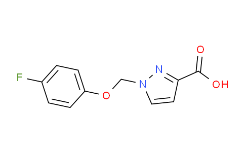 CAS No. 1004193-27-4, 1-((4-Fluorophenoxy)methyl)-1H-pyrazole-3-carboxylic acid