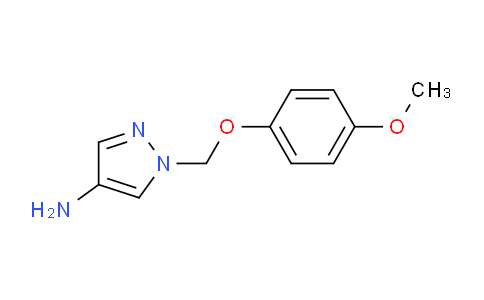 CAS No. 1006456-94-5, 1-((4-Methoxyphenoxy)methyl)-1H-pyrazol-4-amine