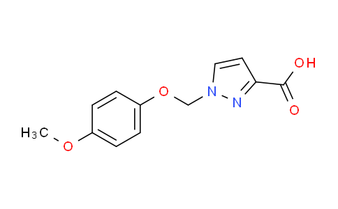 CAS No. 1001755-21-0, 1-((4-Methoxyphenoxy)methyl)-1H-pyrazole-3-carboxylic acid