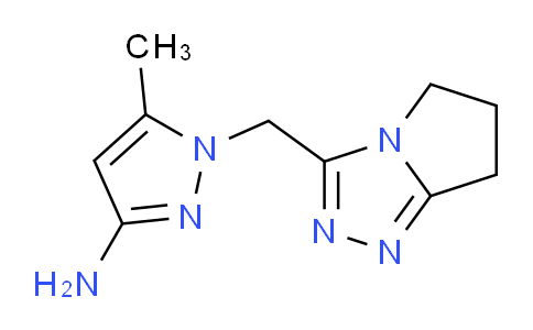 CAS No. 1174871-13-6, 1-((6,7-Dihydro-5H-pyrrolo[2,1-c][1,2,4]triazol-3-yl)methyl)-5-methyl-1H-pyrazol-3-amine
