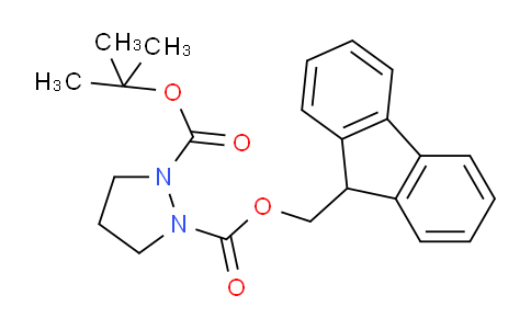 CAS No. 222854-34-4, 1-((9H-Fluoren-9-yl)methyl) 2-tert-butyl pyrazolidine-1,2-dicarboxylate
