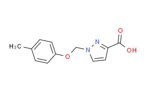 CAS No. 1006442-36-9, 1-((p-Tolyloxy)methyl)-1H-pyrazole-3-carboxylic acid