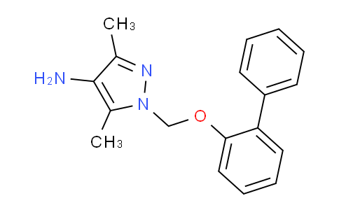CAS No. 1004451-73-3, 1-(([1,1'-Biphenyl]-2-yloxy)methyl)-3,5-dimethyl-1H-pyrazol-4-amine