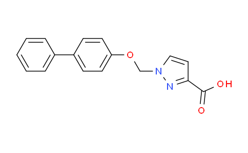 CAS No. 1004643-29-1, 1-(([1,1'-Biphenyl]-4-yloxy)methyl)-1H-pyrazole-3-carboxylic acid