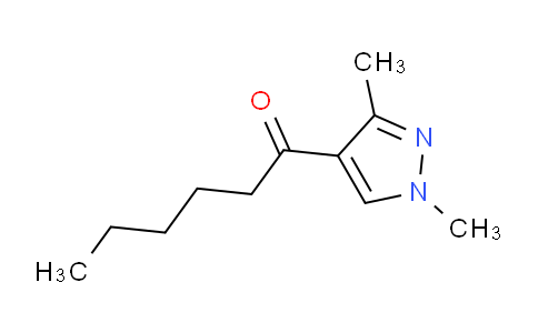 CAS No. 1174850-21-5, 1-(1,3-Dimethyl-1H-pyrazol-4-yl)hexan-1-one