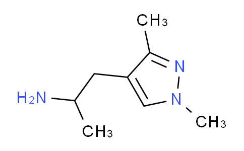 CAS No. 1006357-26-1, 1-(1,3-Dimethyl-1H-pyrazol-4-yl)propan-2-amine