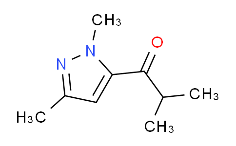 CAS No. 1592276-02-2, 1-(1,3-Dimethyl-1H-pyrazol-5-yl)-2-methylpropan-1-one