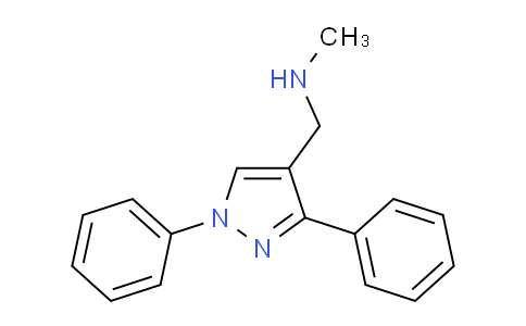CAS No. 926258-13-1, 1-(1,3-Diphenyl-1H-pyrazol-4-yl)-N-methylmethanamine