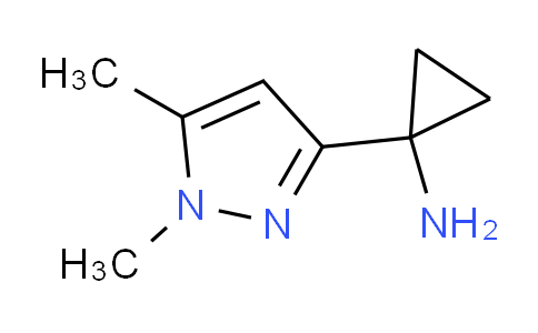 CAS No. 1526644-56-3, 1-(1,5-Dimethyl-1H-pyrazol-3-yl)cyclopropanamine