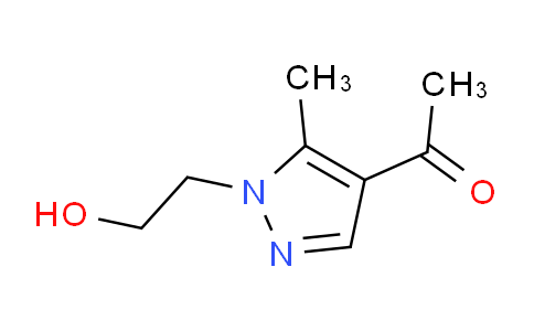 CAS No. 5078-59-1, 1-(1-(2-Hydroxyethyl)-5-methyl-1H-pyrazol-4-yl)ethanone