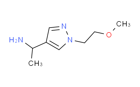 CAS No. 1341419-93-9, 1-(1-(2-Methoxyethyl)-1H-pyrazol-4-yl)ethanamine