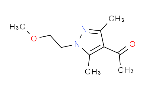 CAS No. 1342025-30-2, 1-(1-(2-Methoxyethyl)-3,5-dimethyl-1H-pyrazol-4-yl)ethanone