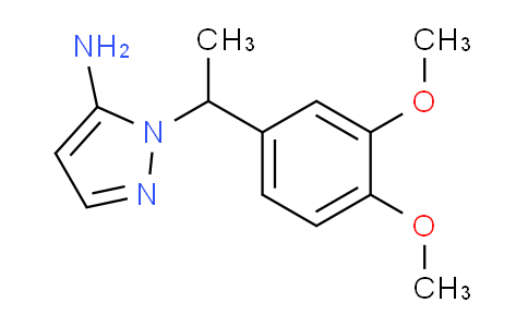 CAS No. 957507-57-2, 1-(1-(3,4-Dimethoxyphenyl)ethyl)-1H-pyrazol-5-amine