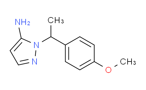 CAS No. 957483-12-4, 1-(1-(4-Methoxyphenyl)ethyl)-1H-pyrazol-5-amine