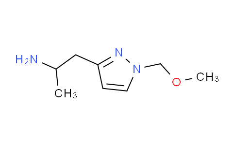 CAS No. 1956371-64-4, 1-(1-(Methoxymethyl)-1H-pyrazol-3-yl)propan-2-amine