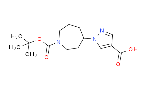 CAS No. 1361113-64-5, 1-(1-(tert-Butoxycarbonyl)azepan-4-yl)-1H-pyrazole-4-carboxylic acid