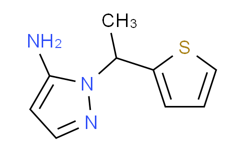 CAS No. 956949-76-1, 1-(1-(Thiophen-2-yl)ethyl)-1H-pyrazol-5-amine