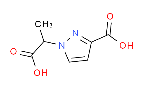 CAS No. 1006458-30-5, 1-(1-Carboxyethyl)-1H-pyrazole-3-carboxylic acid