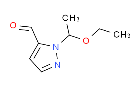 CAS No. 1392274-32-6, 1-(1-Ethoxyethyl)-1H-pyrazole-5-carbaldehyde