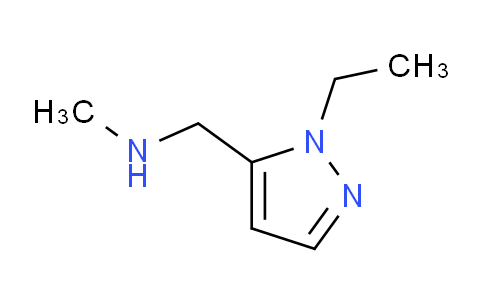 CAS No. 1002651-67-3, 1-(1-Ethyl-1H-pyrazol-5-yl)-N-methylmethanamine