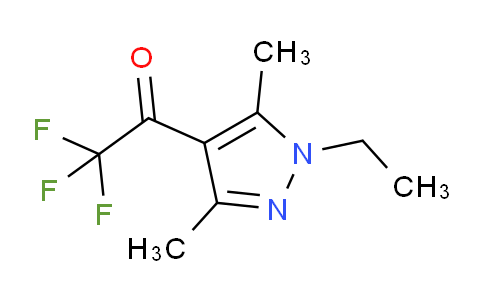 CAS No. 1245822-67-6, 1-(1-Ethyl-3,5-dimethyl-1H-pyrazol-4-yl)-2,2,2-trifluoroethanone