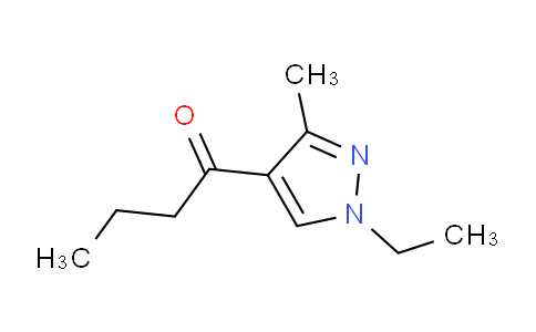 CAS No. 1174872-37-7, 1-(1-Ethyl-3-methyl-1H-pyrazol-4-yl)butan-1-one