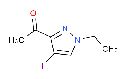 CAS No. 1354705-07-9, 1-(1-Ethyl-4-iodo-1H-pyrazol-3-yl)ethanone