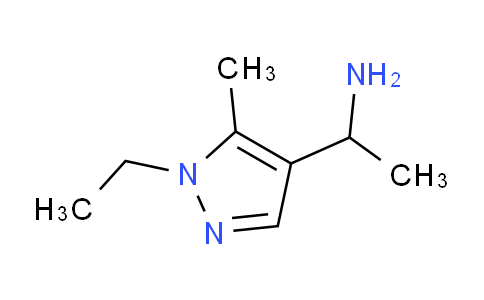 CAS No. 1005630-33-0, 1-(1-Ethyl-5-methyl-1H-pyrazol-4-yl)ethanamine