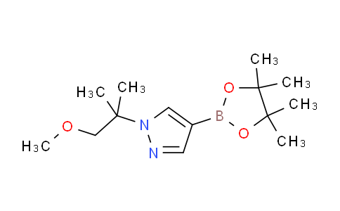CAS No. 2304635-54-7, 1-(1-Methoxy-2-methylpropan-2-yl)-4-(4,4,5,5-tetramethyl-1,3,2-dioxaborolan-2-yl)-1H-pyrazole