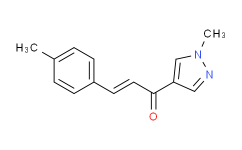 CAS No. 1003993-48-3, 1-(1-Methyl-1H-pyrazol-4-yl)-3-(p-tolyl)prop-2-en-1-one