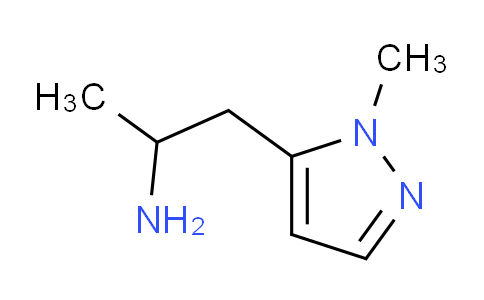 CAS No. 1378239-50-9, 1-(1-Methyl-1H-pyrazol-5-yl)propan-2-amine