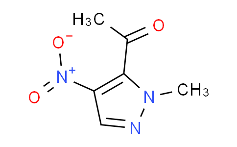 CAS No. 1006437-81-5, 1-(1-Methyl-4-nitro-1H-pyrazol-5-yl)ethanone